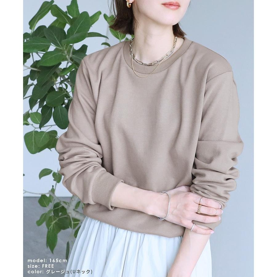 reca（レカ） U・V選べる2タイプ無地スウェット トップス トレーナー