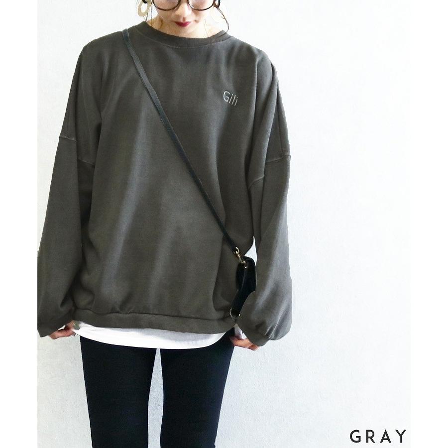 ヴィンテージ風オーバーサイズスウェット 宅配便発送 トレーナー レディース 春秋冬 トップス ビッグシルエット メンズライク Free Reca 通販 Yahoo ショッピング