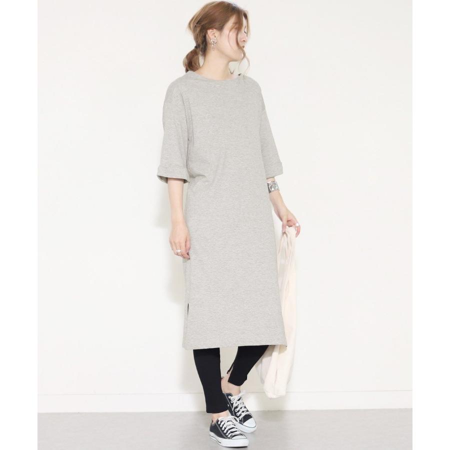 クルーネック ワンピース レギンス セット レディース 半袖 ツイスト ロング 7119 5019 G メール便対応10 7119 5019 G Reca 通販 Yahoo ショッピング