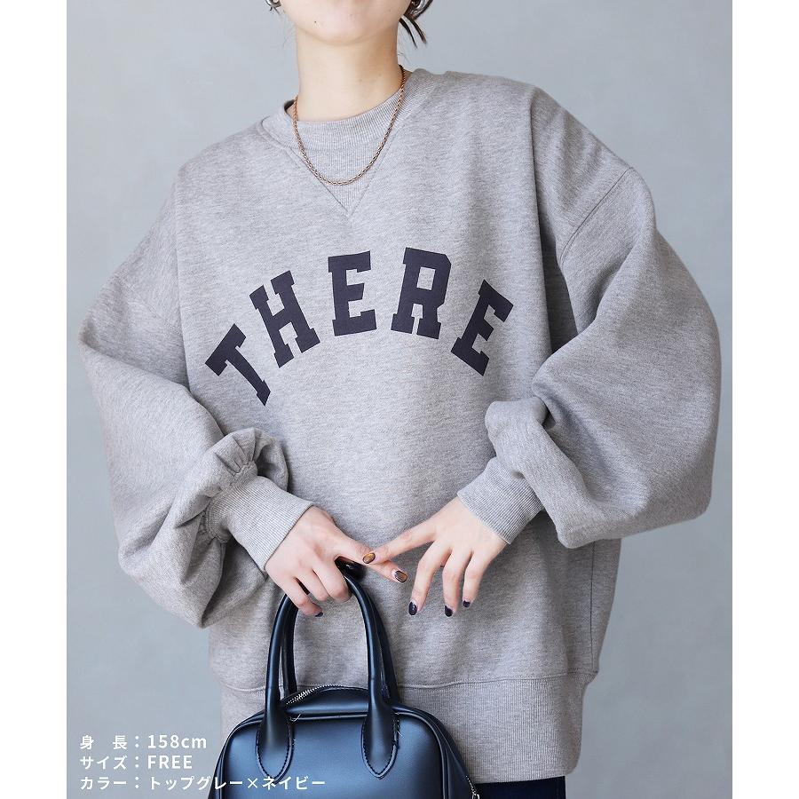 reca（レカ） 裏起毛ロゴプリントプルオーバー bel-blc-5856