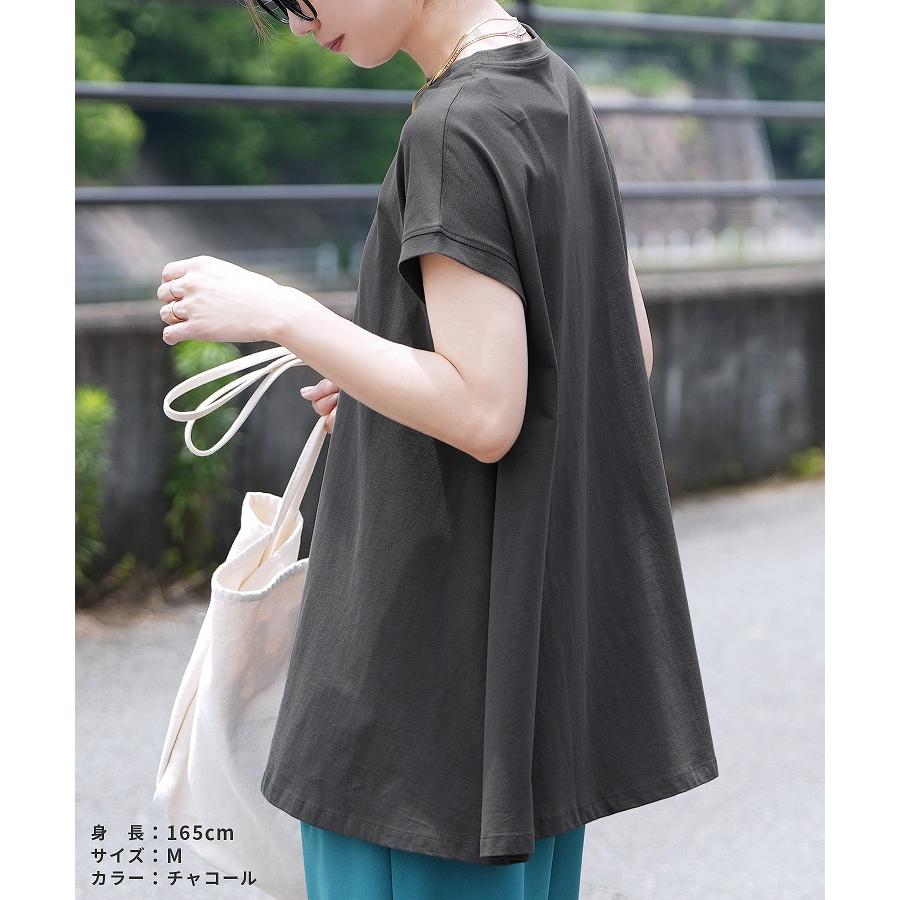 reca（レカ） フレンチスリーブフレアTシャツ bel-bs-191 レディース