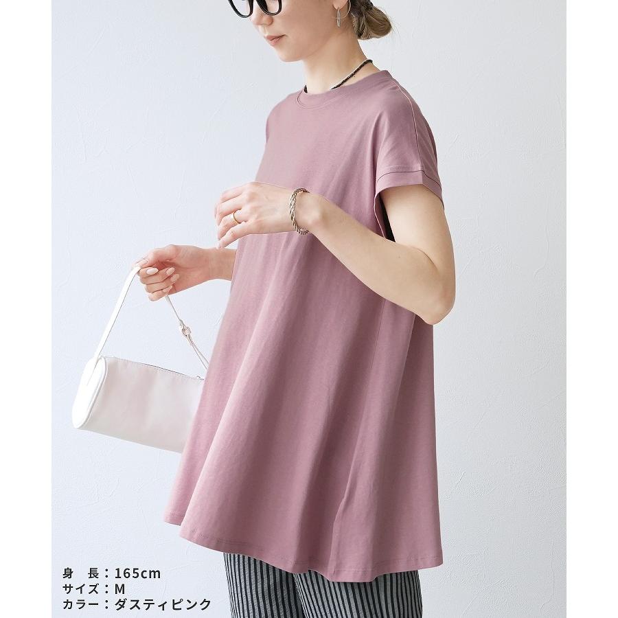 reca（レカ） フレンチスリーブフレアTシャツ bel-bs-191 レディース