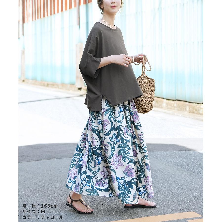 reca（レカ） 接触冷感 ドルマンワイドカットソー レディース トップス