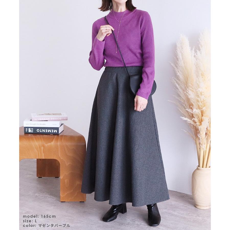 reca（レカ） プチハイネックリブニット bel-bt-701 レディース ニット