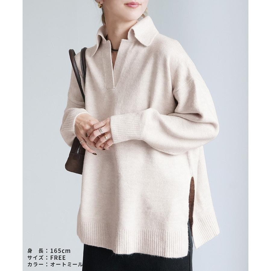 reca（レカ） 襟付きスキッパーニット bel-db-25039 レディース 2025年