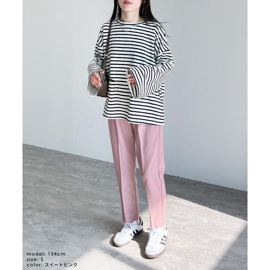 reca（レカ） テーパードパンツ レディース ボトムス センタープレス