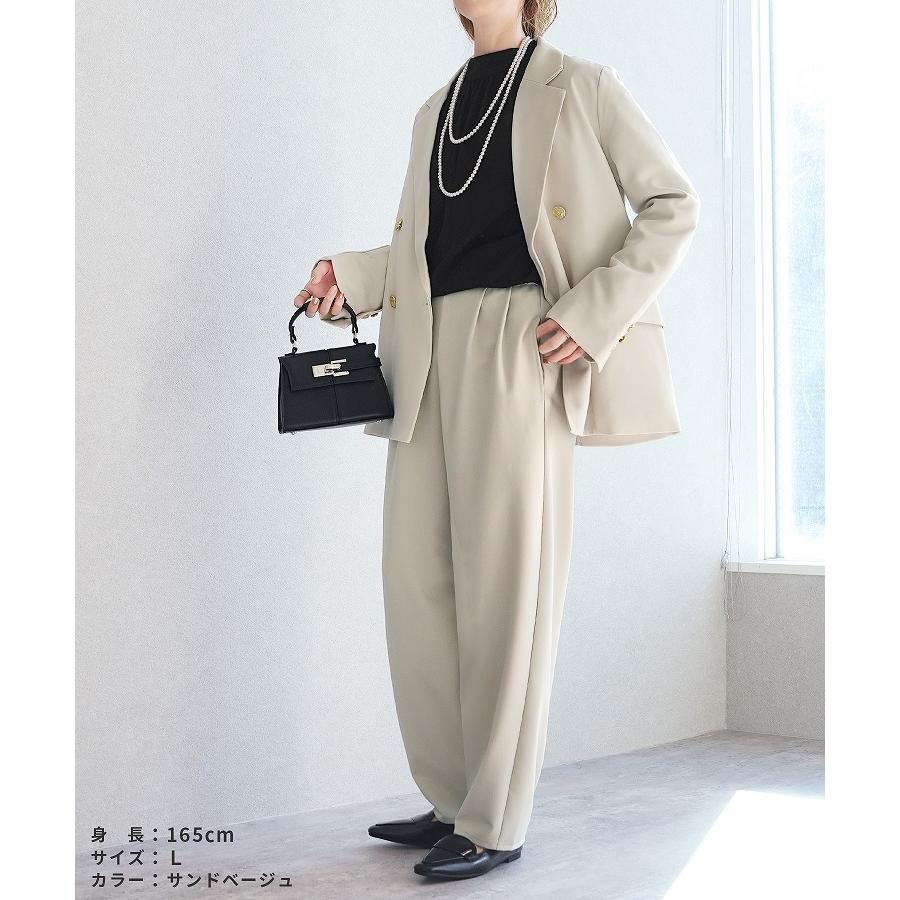 reca（レカ） カーブタックパンツ bel-hr-0615 レディース ボトムス