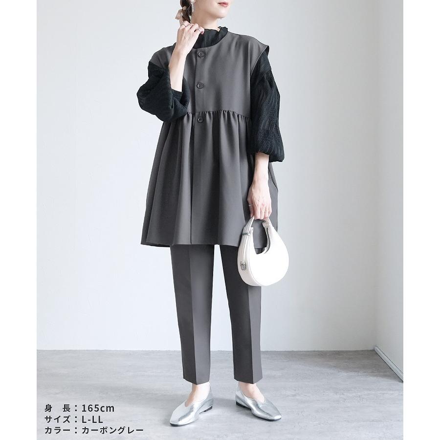 reca（レカ） ペプラムギャザーベスト bel-hr-0616 レディース