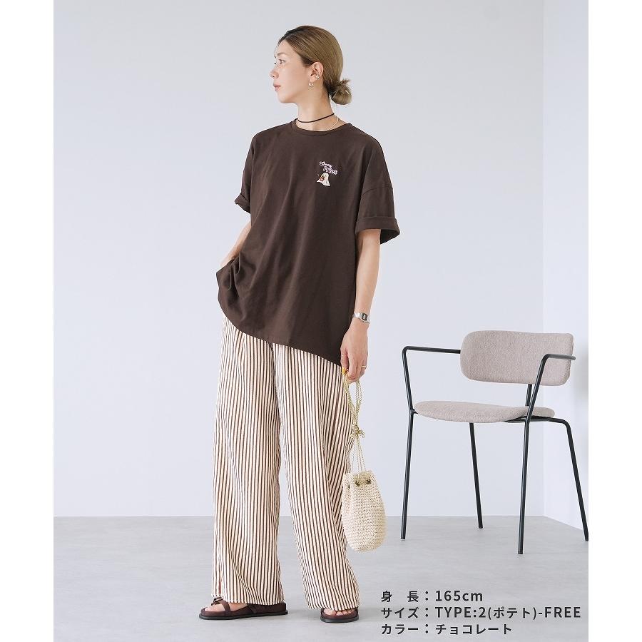 選べるおばけの刺繍＆プリントロゴTシャツ day254957 day256273
