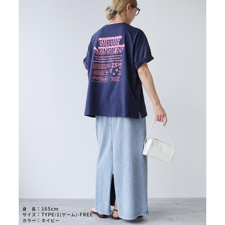 選べるおばけの刺繍＆プリントロゴTシャツ day254957 day256273