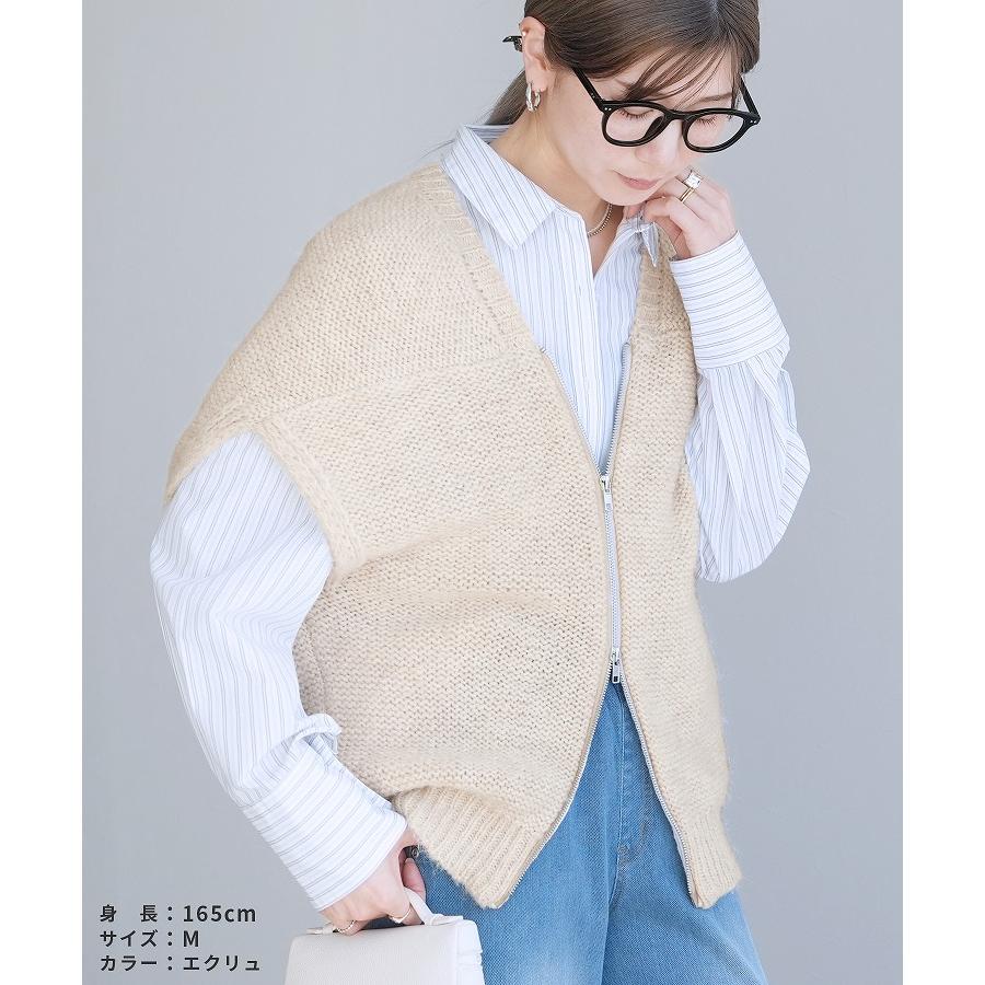 Deuxieme Classe購入 リブニットトップス ベージュ 1回のみ着用 予約]ボトルネックリブニットトップス/ベージュ – Lumier