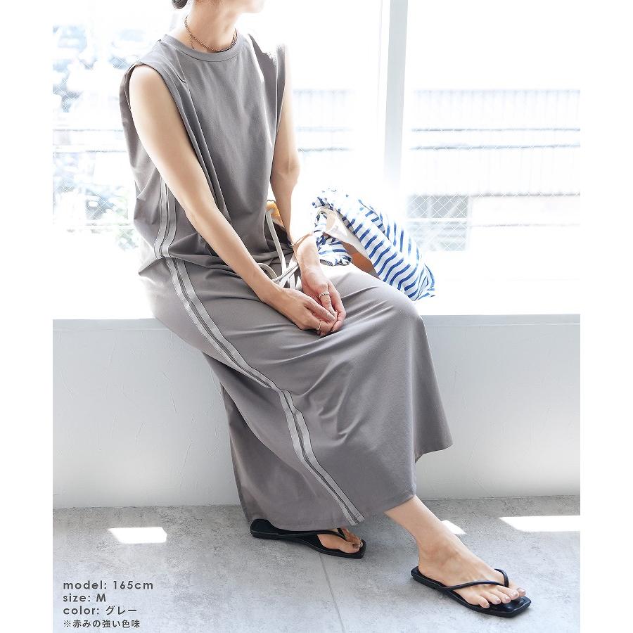 reca（レカ） サイドラインノースリーブワンピース dec-ch-2072