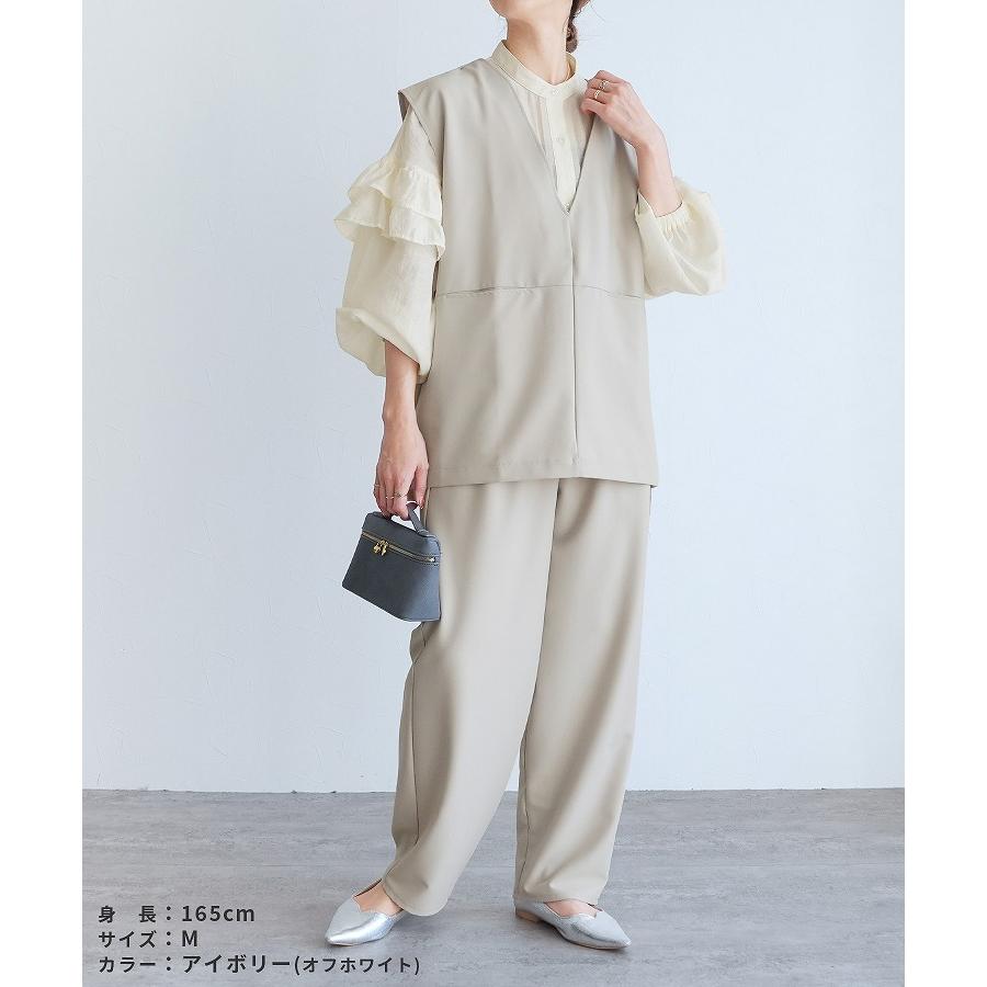 reca（レカ） フリルデザインシアーブラウス dec-co-1137 レディース