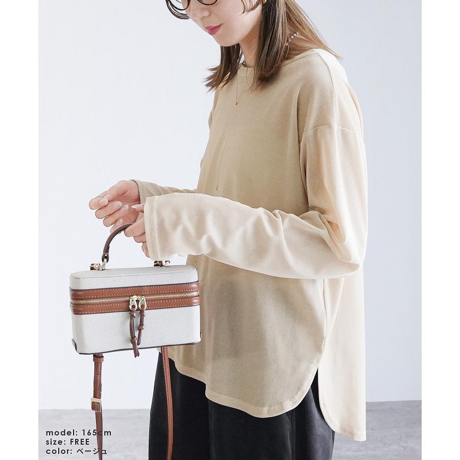 reca メッシュベロアバックヘンリーブラウス in143171