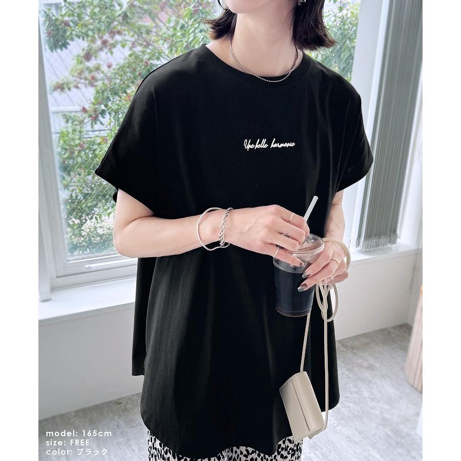 reca ロゴプリントポンチョTシャツ on4043775 レディース 2024年夏新作 