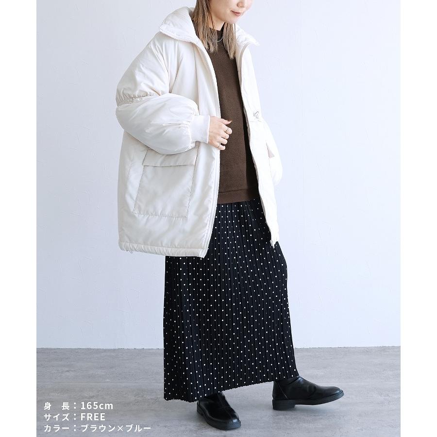 QUNG ダブルカラーラウンドヘムknit クン ダブルカラーラウンドヘムknit カラー:ブラック、グレー