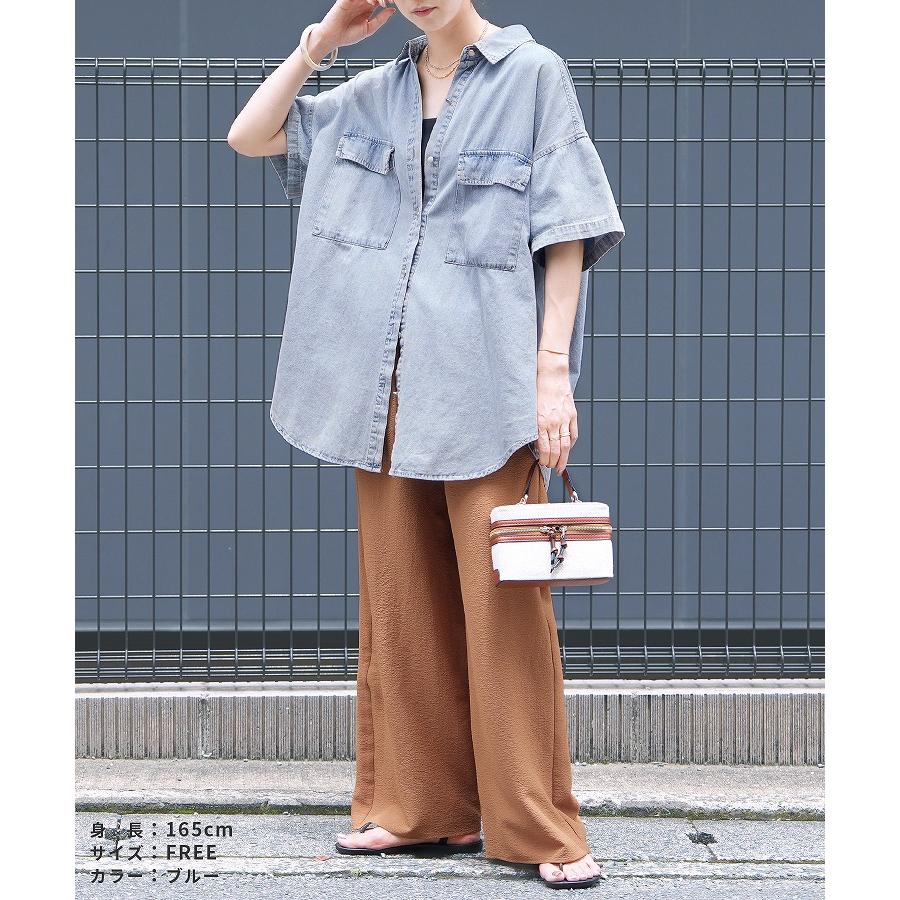 reca（レカ） 半袖デニムシャツ p246373 レディース トップス シャツ