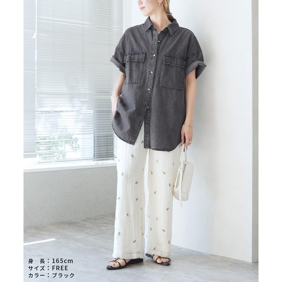 reca（レカ） 半袖デニムシャツ p246373 レディース トップス シャツ