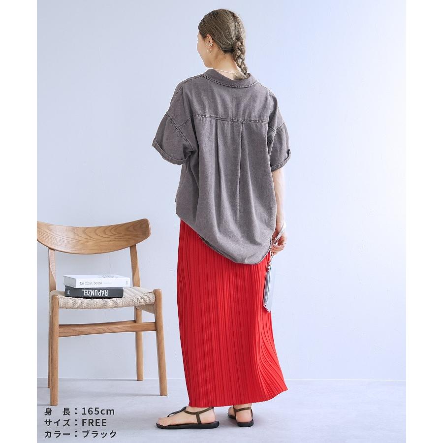 reca（レカ） 半袖デニムシャツ p246373 レディース トップス シャツ