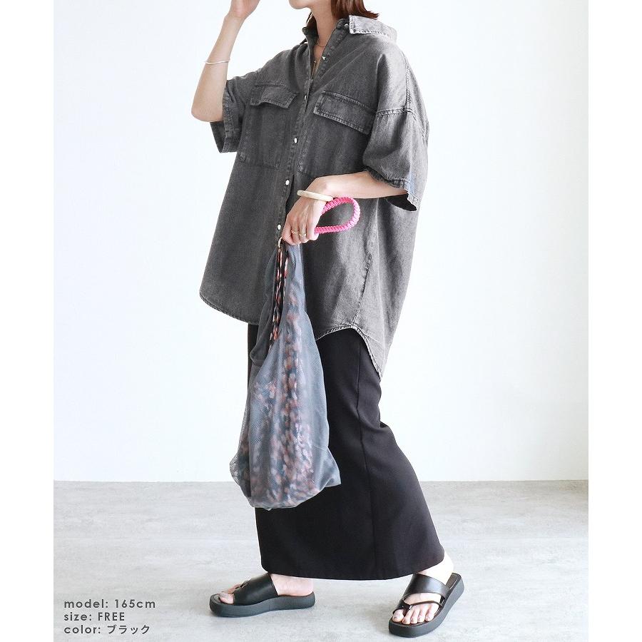 reca（レカ） 半袖デニムシャツ p246373 レディース トップス シャツ