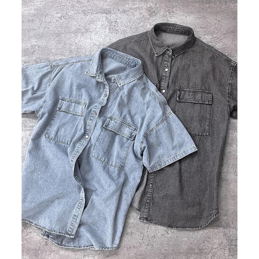 reca（レカ） 半袖デニムシャツ p246373 レディース トップス シャツ