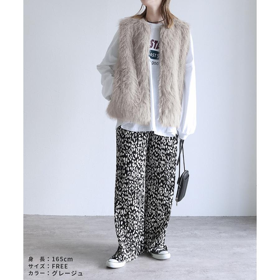 フォックス風ファーベスト p246555-1 レディース 2025年秋新作