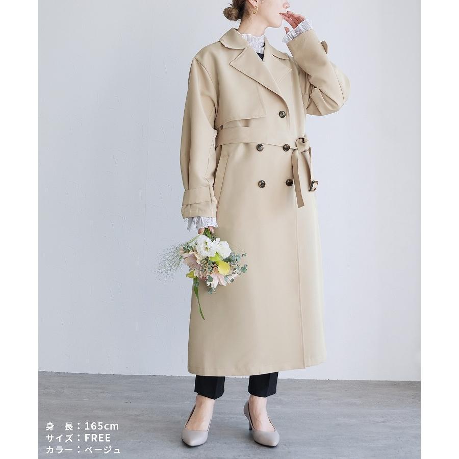 reca（レカ） ツイルトレンチコート p247755 レディース 2026年春新作