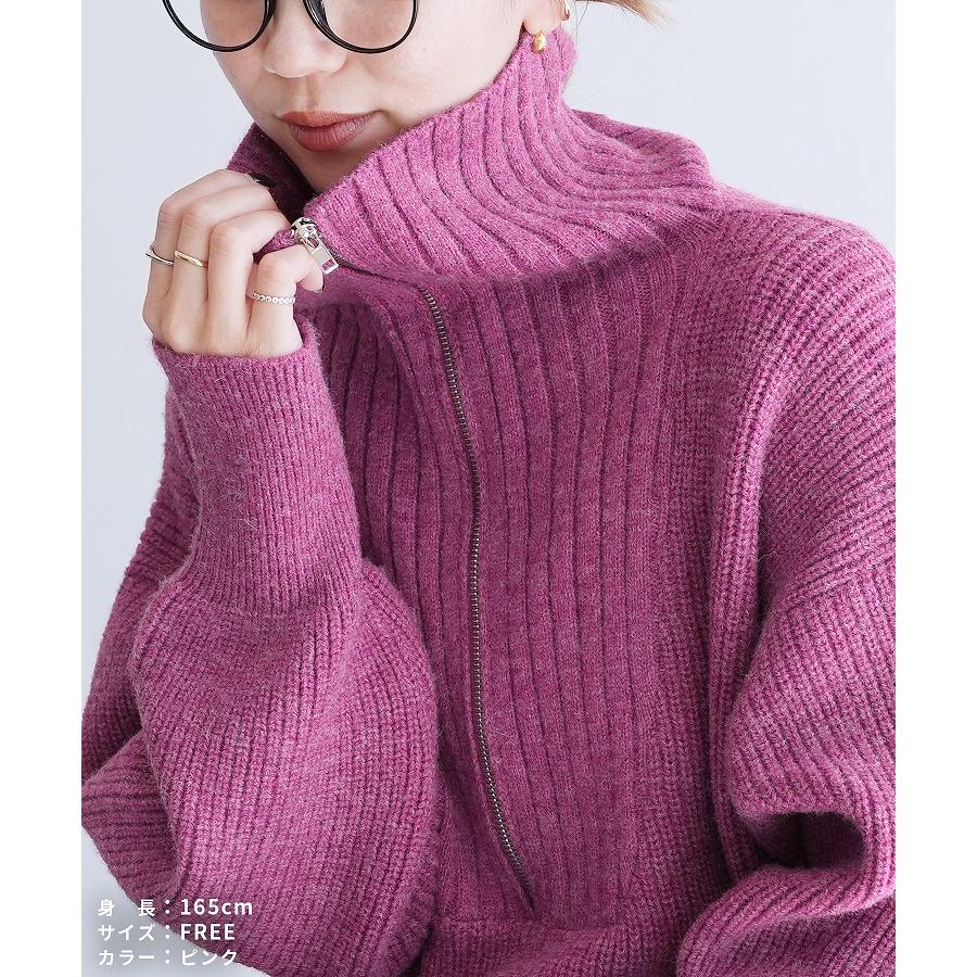 reca（レカ） ハーフジップニット p280950 レディース 2025年秋冬新作