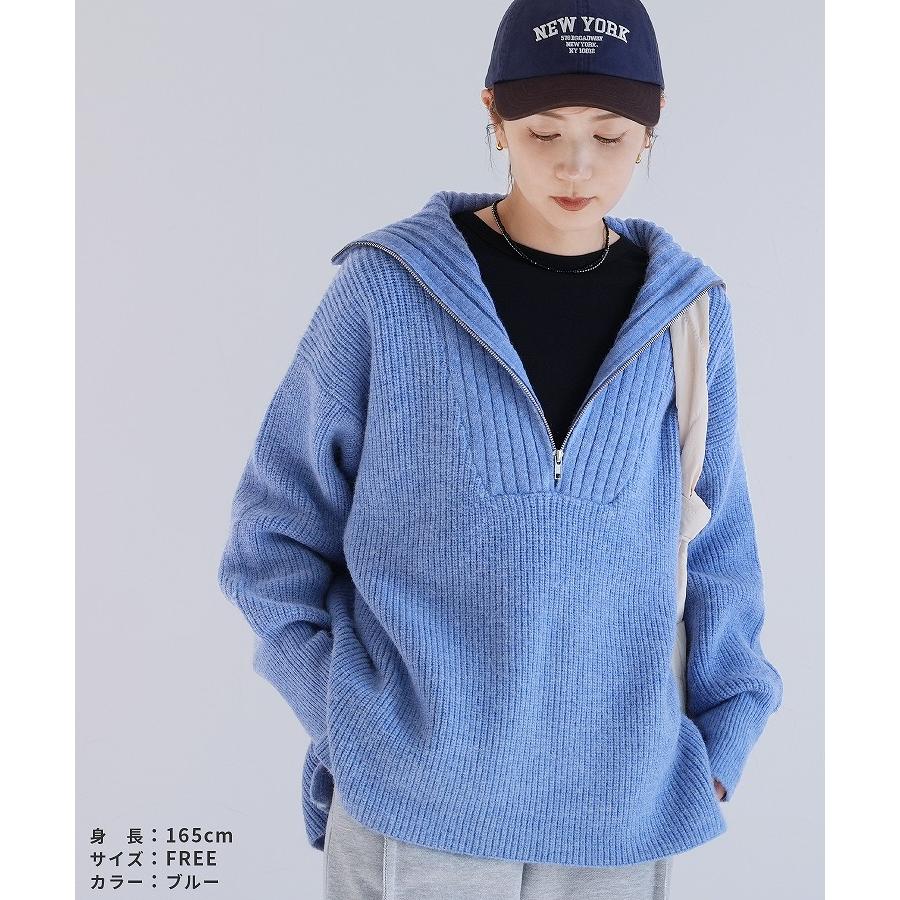 reca（レカ） ハーフジップニット p280950 レディース 2025年秋冬新作