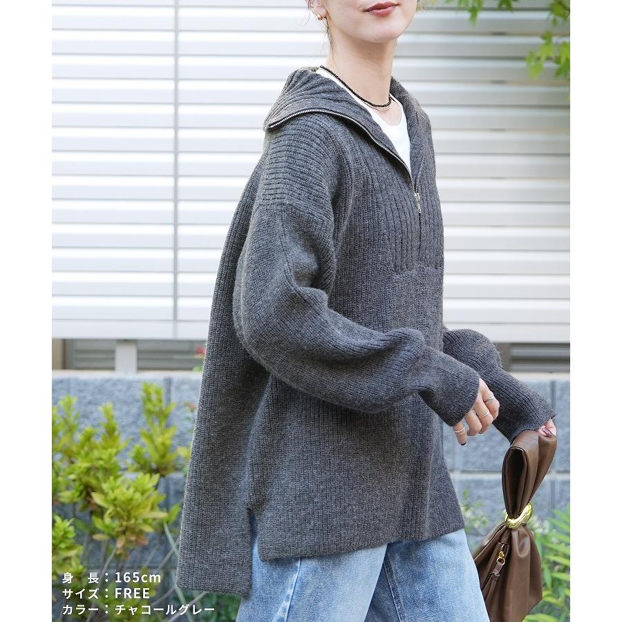 reca（レカ） ハーフジップニット p280950 レディース 2025年秋冬新作