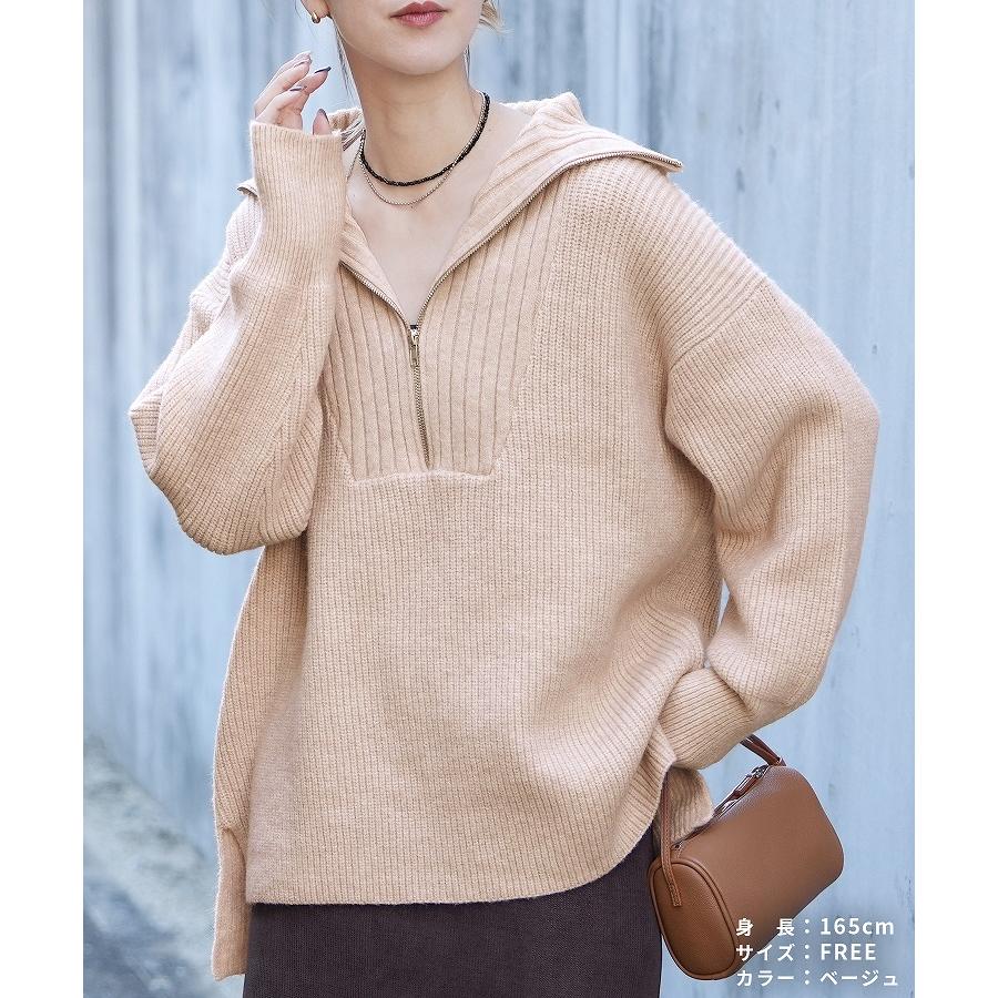 reca（レカ） ハーフジップニット p280950 レディース 2025年秋冬新作