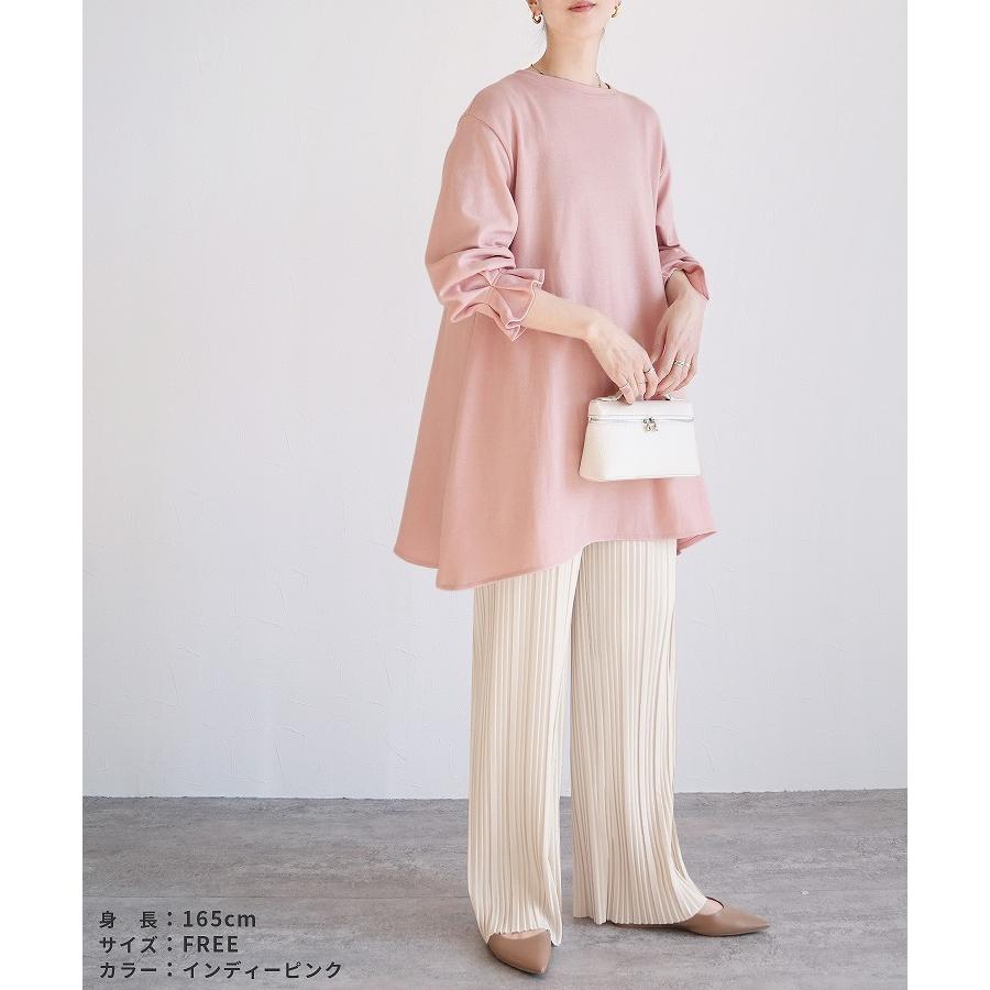 reca（レカ） タックスリーブフレアカットソー R21133-k トップス