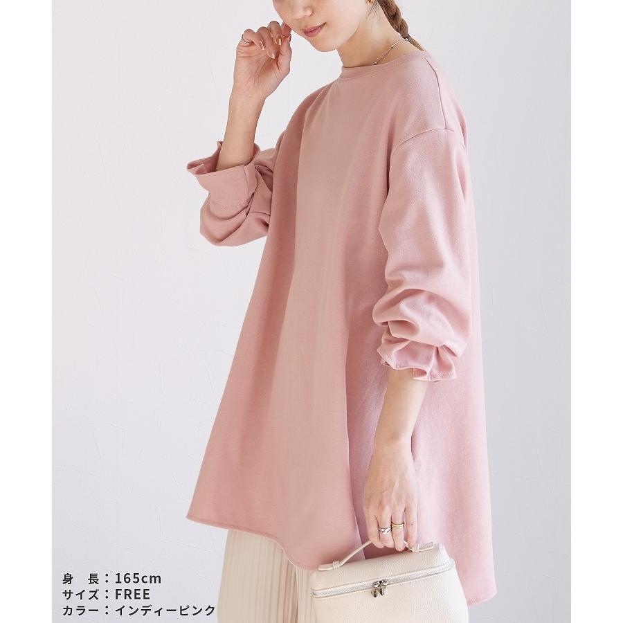 reca（レカ） タックスリーブフレアカットソー R21133-k トップス