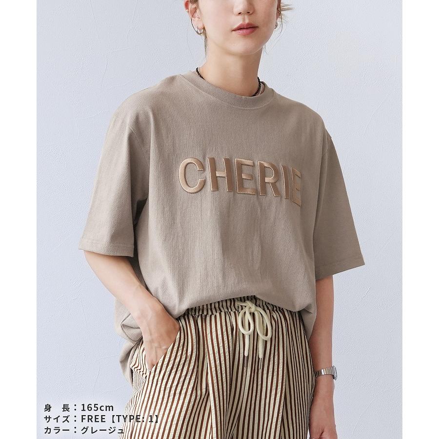 reca（レカ） 立体ロゴ刺繍Tシャツ R21156-k レディース トップス