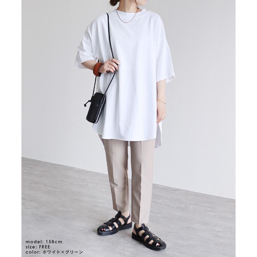 reca（レカ） バックプリントロングTシャツ R21157-k レディース