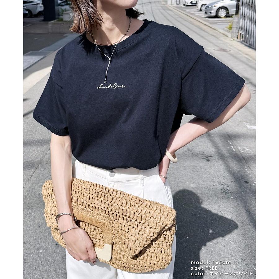 reca（レカ） 筆記体ロゴプリントTシャツ R21158-k レディース