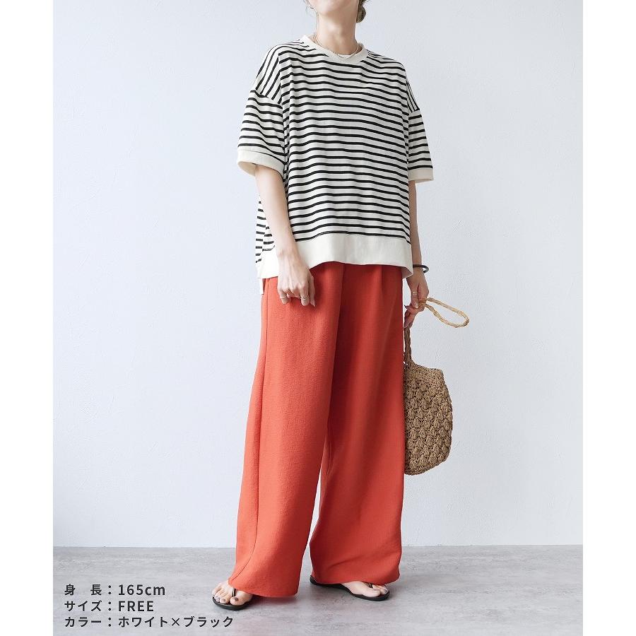 LilyCoco Womens Long Sleeve Striped Shirt Ruffle Top Loose Fit Tee