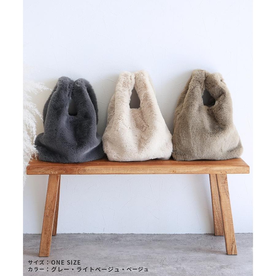 reca（レカ） ラビット風ファートートバッグ ro-ba-1715 レディース