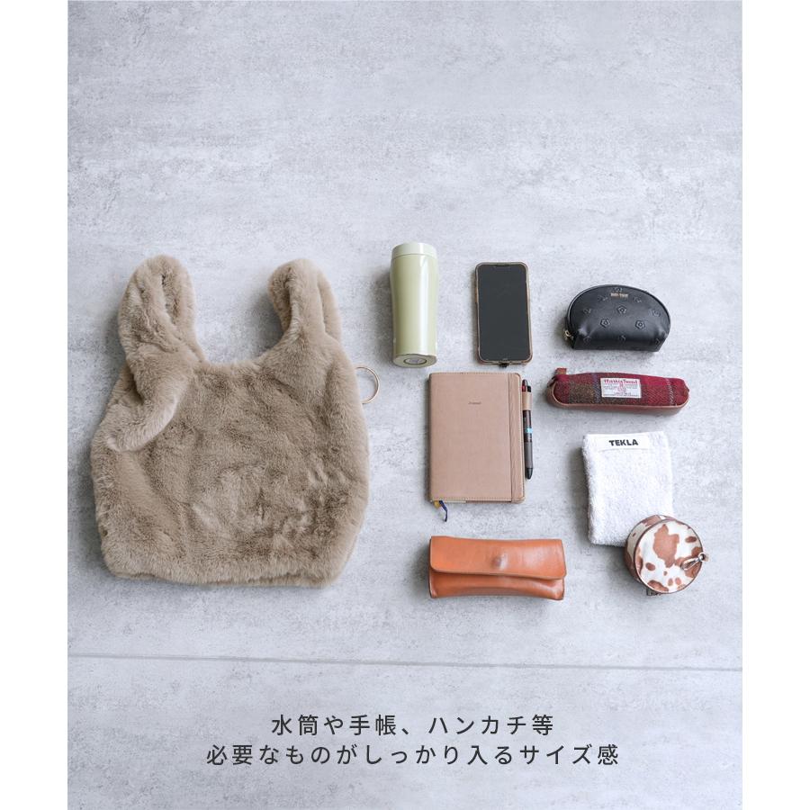 【再値下げ】【美品タグあり】サミーナスリ ラビットファーバック 2way 楽天市場】バッグ ファー リアルファー 日本製 ミンク トートバッグ