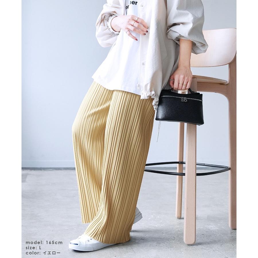 reca ランダムプリーツパンツ y2696 レディース ロング丈 ボトムス 