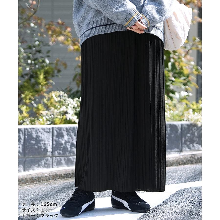 PLEATS PLEASE ブラックタイトスカート サイズ2 reca（レカ） ランダムプリーツタイトスカート レディース プリーツ