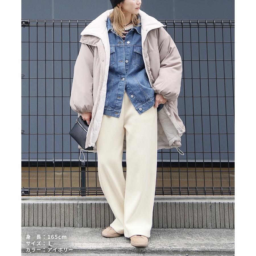 reca（レカ） コーデュロイ裏フリースイージーパンツ y2785 レディース