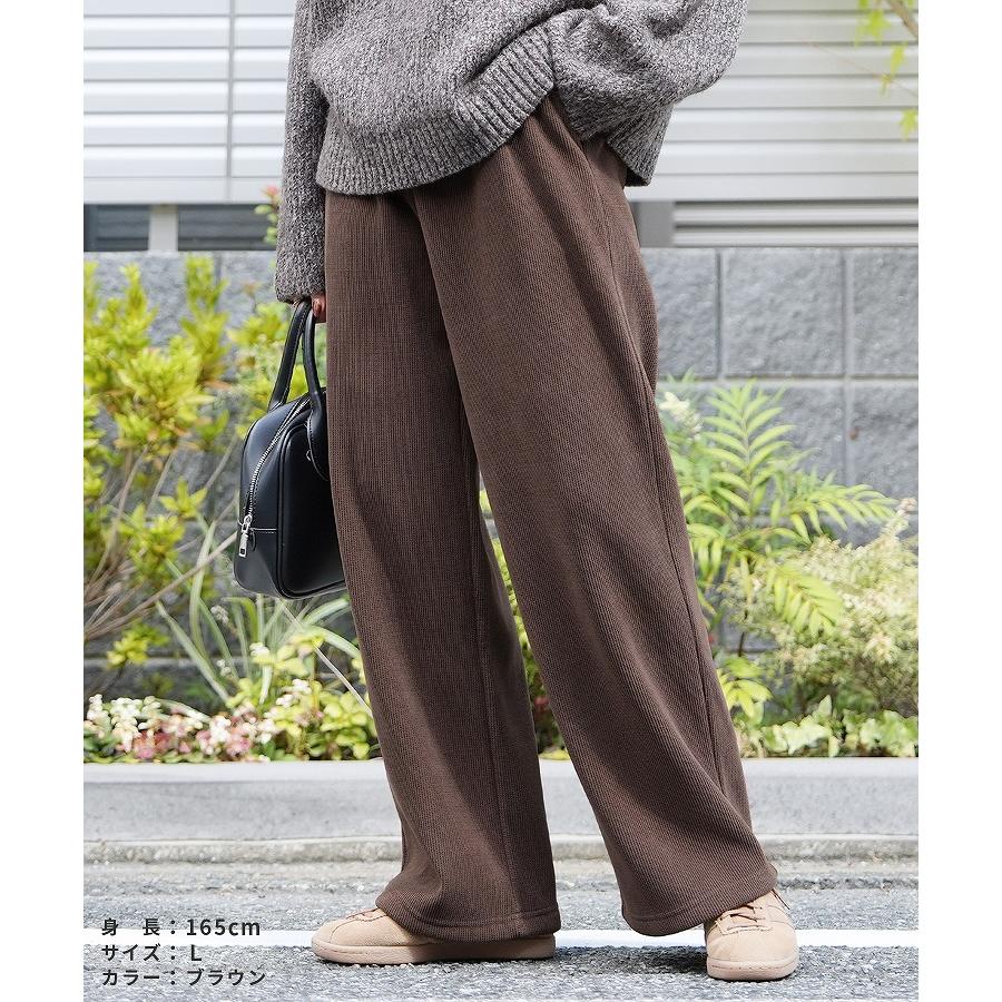 reca（レカ） 裏フリースコーデュロイパンツ y2785 レディース