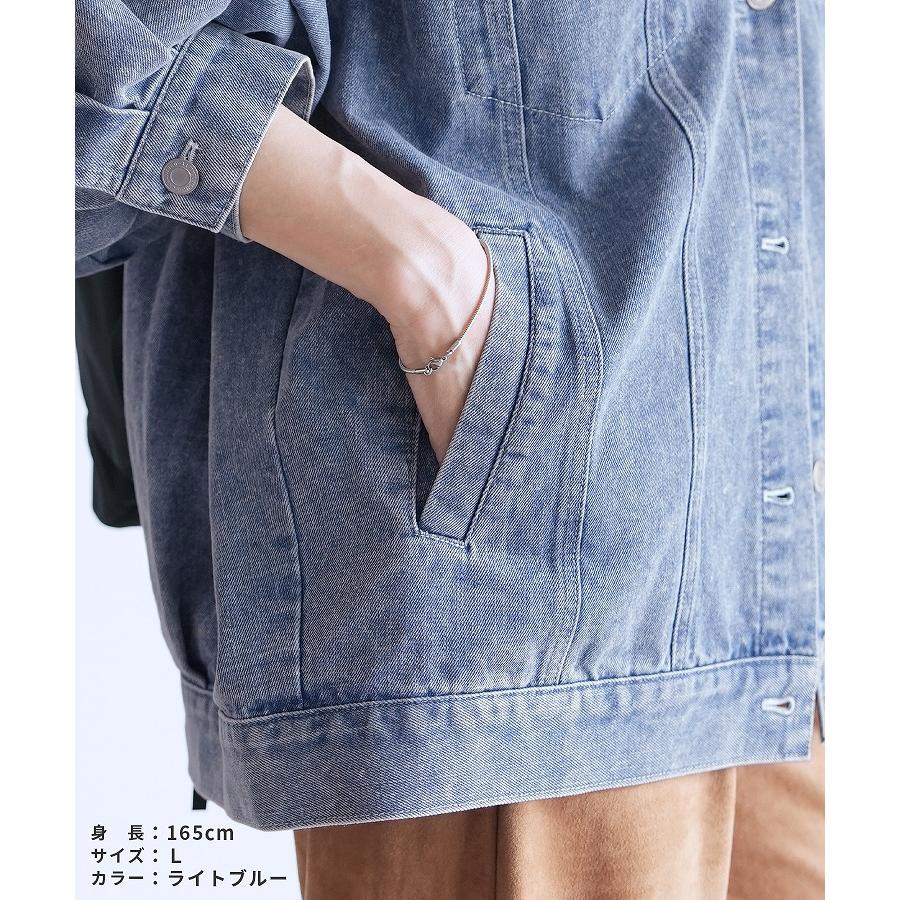 reca（レカ） オーバーサイズデニムジャケット y8109 レディース