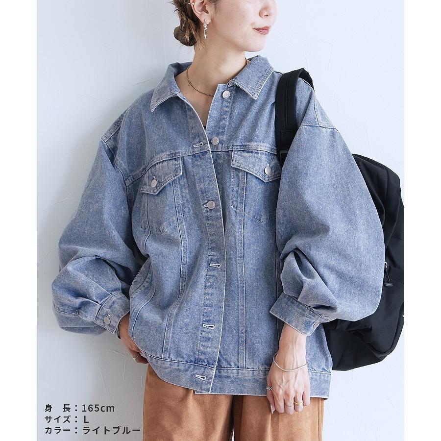 reca（レカ） オーバーサイズデニムジャケット y8109 レディース