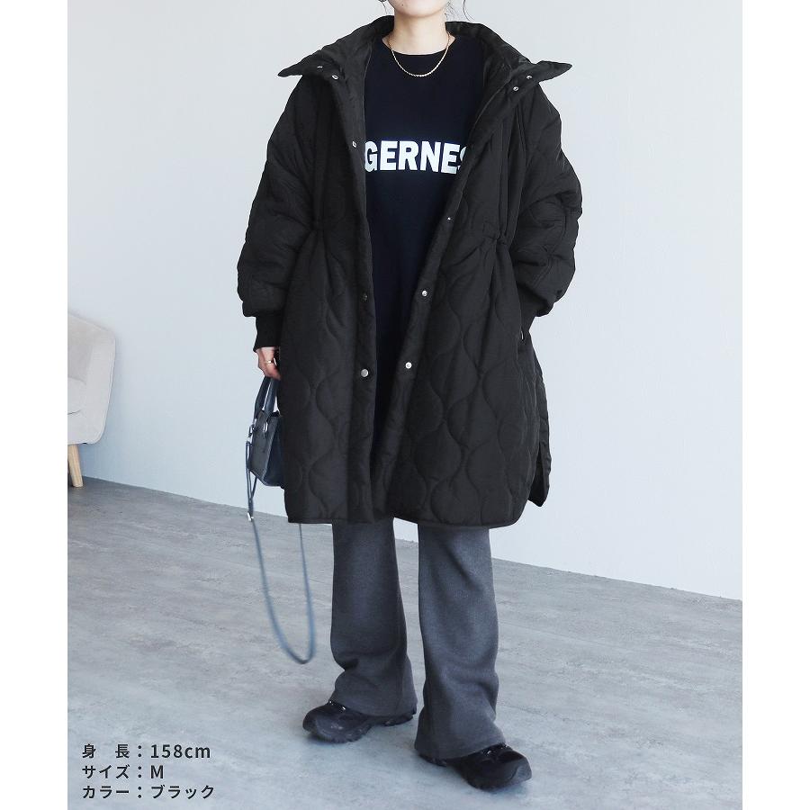 reca（レカ） キルティングドロストフードコート y8127 レディース