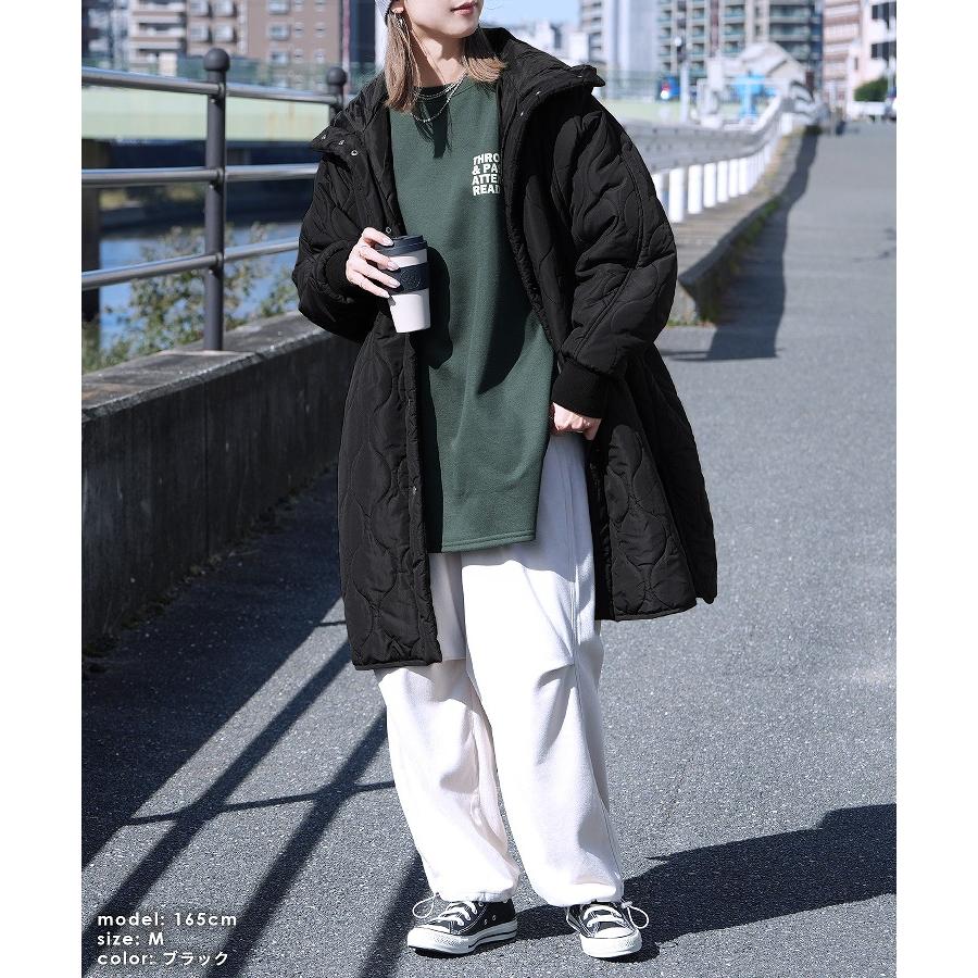 reca（レカ） キルティングドロストフードコート y8127 レディース