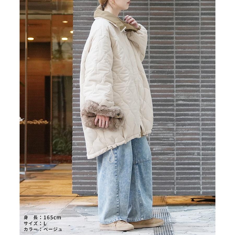 reca（レカ） リバーシブルスタンドカラーモンスターコート y8211