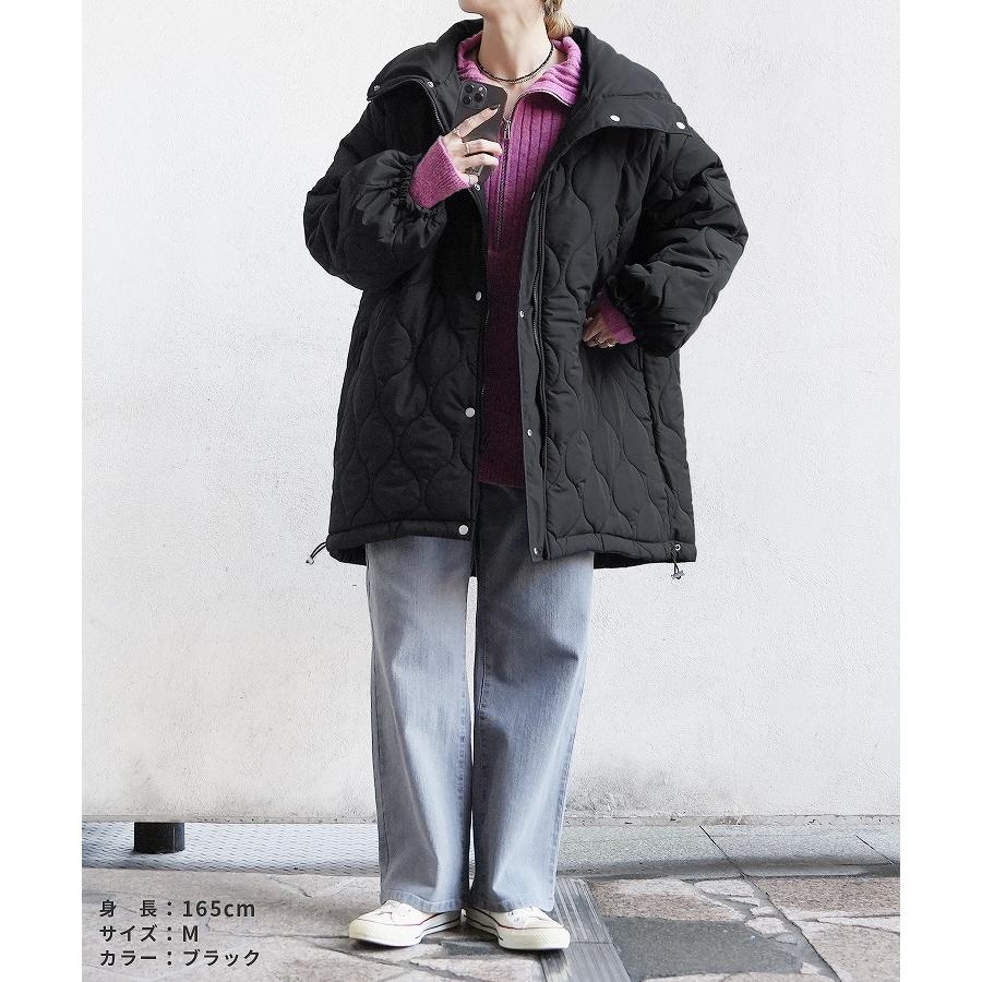 新品・未使用　リテン　キルティングコート セール】ライトサーモキルティングサイドリブコート ｜ レディース