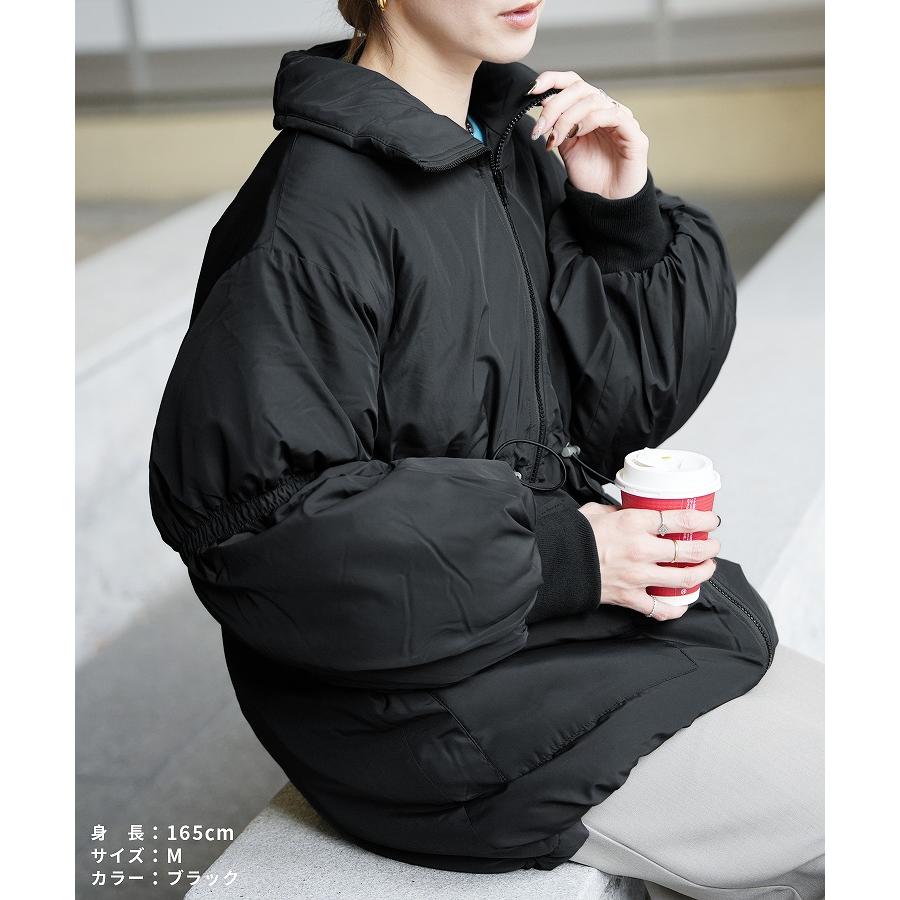 reca（レカ） ドロストギャザースタンドカラーコート y8212 レディース